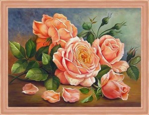 Алмазная живопись АЖ-1514 Ароматные розы