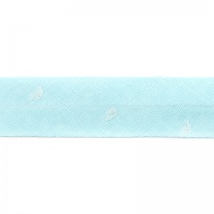 SAFISA 6552-20мм-04 Косая бейка хлопок, ширина 20 мм, цвет 04 - цвет светло-голубой