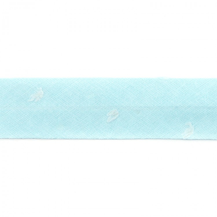 SAFISA 6552-20мм-04 Косая бейка хлопок, ширина 20 мм, цвет 04 - цвет светло-голубой