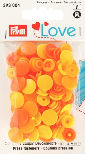 Prym 393004 Кнопки "Color Snaps", диаметр 12.4мм