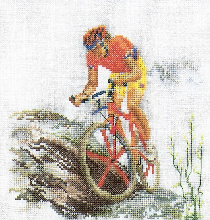 Набор для вышивания Thea Gouverneur 3035 Mountainbike (Горный велоспорт)
