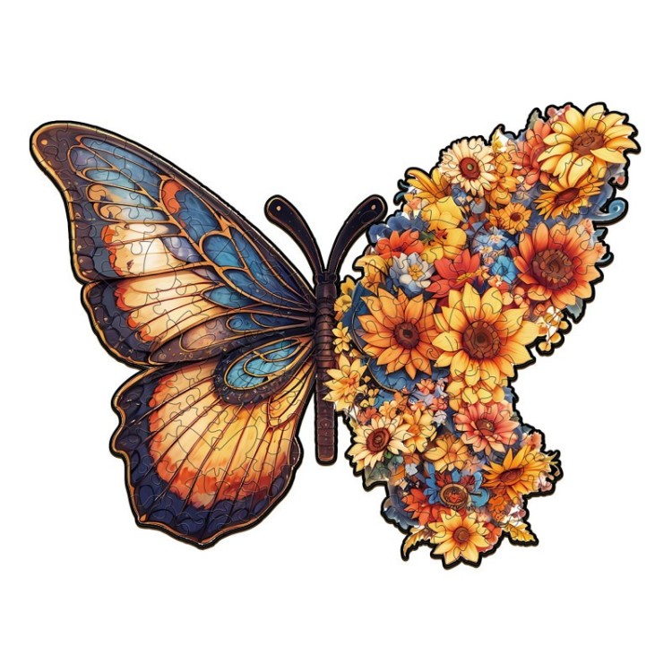 Белоснежка 6371-WP Цветочная бабочка M