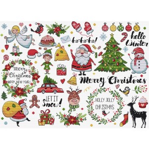 LetiStitch L9928 Christmas Sampler (Рождественский дегустатор)