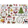 Набор для вышивания LetiStitch L9928 Christmas Sampler (Рождественский дегустатор)