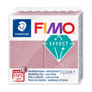 Fimo 8010-212 Полимерная глина "Effect" розовое золото