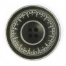 Disboton 12081-18-00003/4 Пуговицы Elegant, черный, серебристый