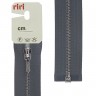 Riri 3000012/80/2119 Молния металлическая, разъемная, 4 мм, 80 см, серо-голубой светлый