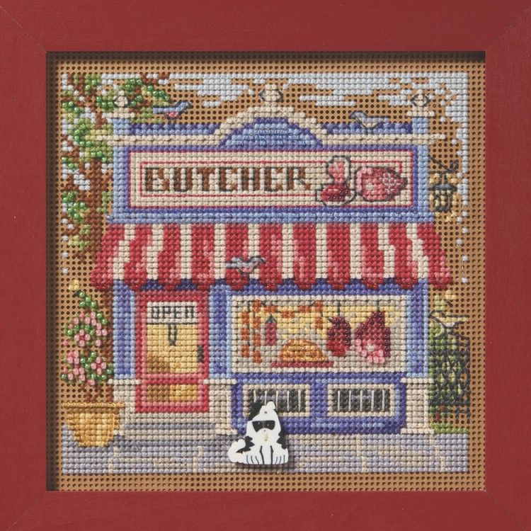 Набор для вышивания Mill Hill MH142516 Butcher Shop (Мясная лавка)