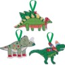 Кларт 8-546 Новогодние игрушки "Динозаврики"