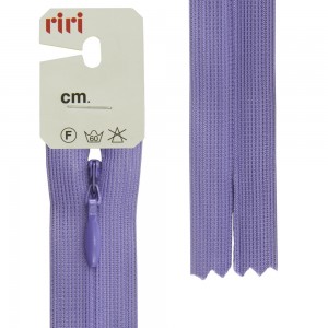 Riri 6010917/60/2513 Молния потайная, неразъемная, 4 мм, 60 см, сиреневый