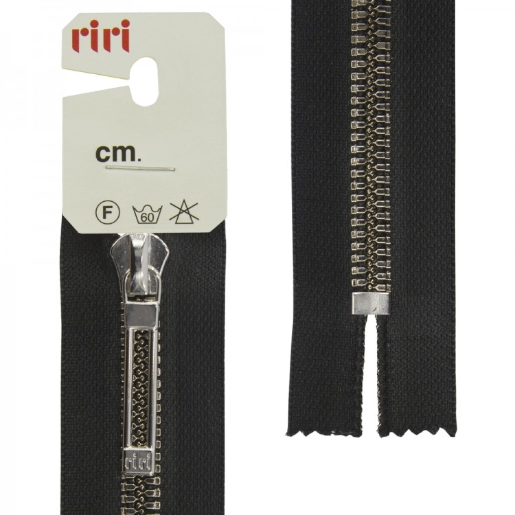 Riri 8601520/16/2110 Молния металлическая, неразъемная, 6 мм, 16 см, черный