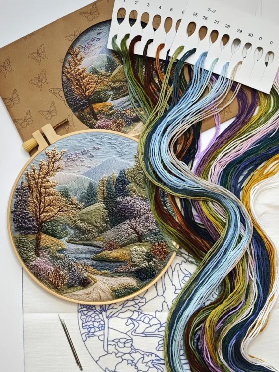 Набор для вышивания YoHobby yoli.123 Горная долина