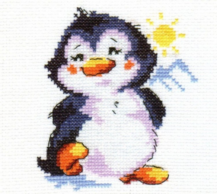 Набор для вышивания Алиса 0-32 Пингвиненок