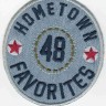 HKM 33825/1SB Термоаппликация "Круг - Hometown Favorites 48"