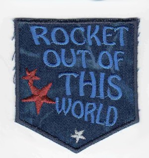 HKM 33634/1SB Термоаппликация "Rocket out of this World"