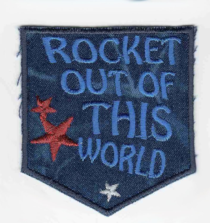 HKM 33634/1SB Термоаппликация "Rocket out of this World"