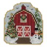 Набор для вышивания Mill Hill MH182233 Winter Barn (Зимний сарай)