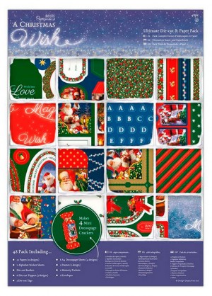 Docrafts PMA160945 Набор бумаги для скрапбукинга "A Christmas Wish"