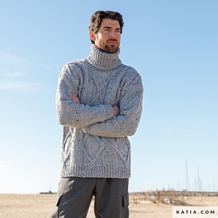 Пряжа для вязания Katia 1305 Bulky Tweed