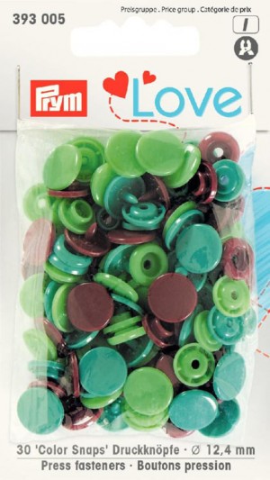 Prym 393005 Кнопки "Color Snaps", диаметр 12.4мм