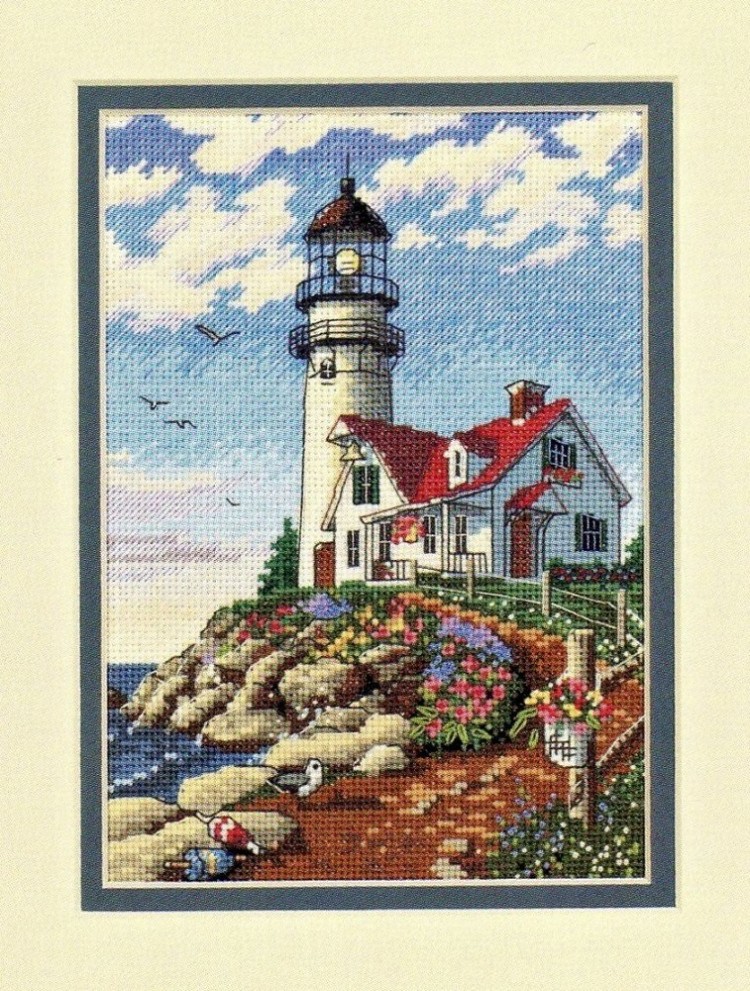 Набор для вышивания Dimensions 06958 Beacon at Rocky Point (Маяк на ...