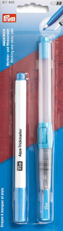 Prym 611845 Аква-трик-маркер и водяной карандаш, бирюзовый