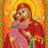 Набор для вышивания Каролинка КБИН(Ч) 5078 Богородица Владимирская