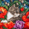 Белоснежка 183-AS Кот в маках