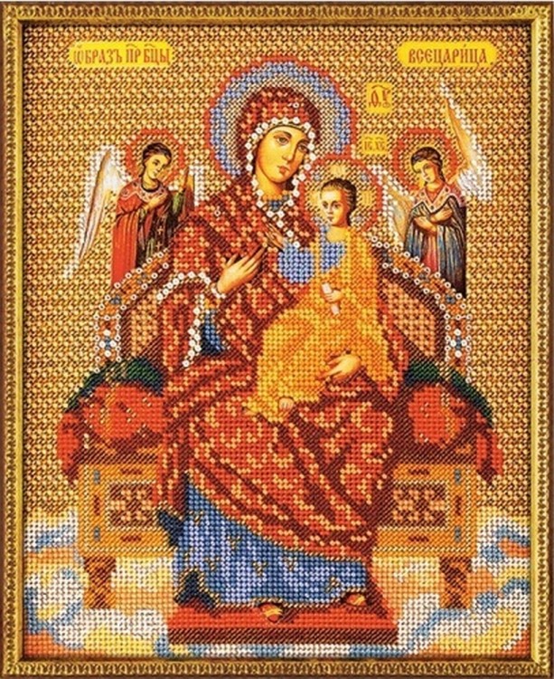 Набор для вышивания Радуга бисера В-172 Богородица Всецарица