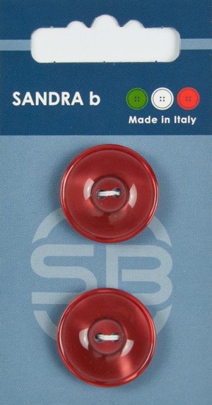 Sandra CARD062 Пуговицы, бордовый