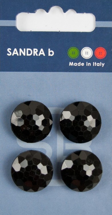 Sandra CARD162 Пуговицы, черный