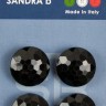Sandra CARD162 Пуговицы, черный