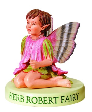 Fiebiger Floristik 217306 Фигурка декоративная, цветочная фея "Герань"