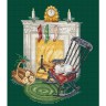 Набор для вышивания LetiStitch L8224 Resting by the chimney (Отдыхающий у камина)