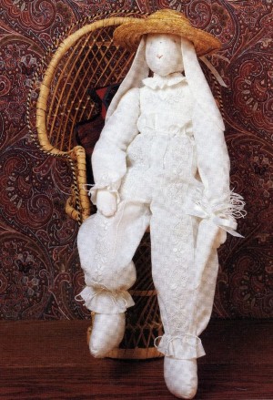 Dimensions 11063 White Country Bunny (made in USA)