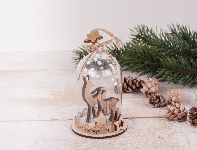 Rayher 46121000 Клош с подставкой для декоративных композиций