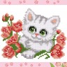 Фрея ALVS-006 Мини-картинка "Котенок с цветочком"