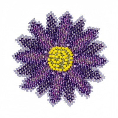 Набор для вышивания Mill Hill MH212212 Purple Flower (Фиолетовый цветок)