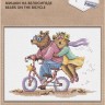 Набор для вышивания Кларт 8-514 Мишки на велосипеде