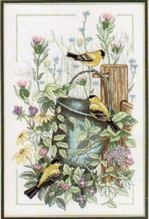 Dimensions 13641 Goldfinch Gathering (made in USA)
