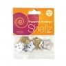Blumenthal Lansing 1850 00026 Пуговицы "Shellz" Light Blue Star Agoya