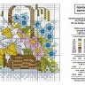 Панна 012019 Открытка "Весенний букет" - схема для вышивания