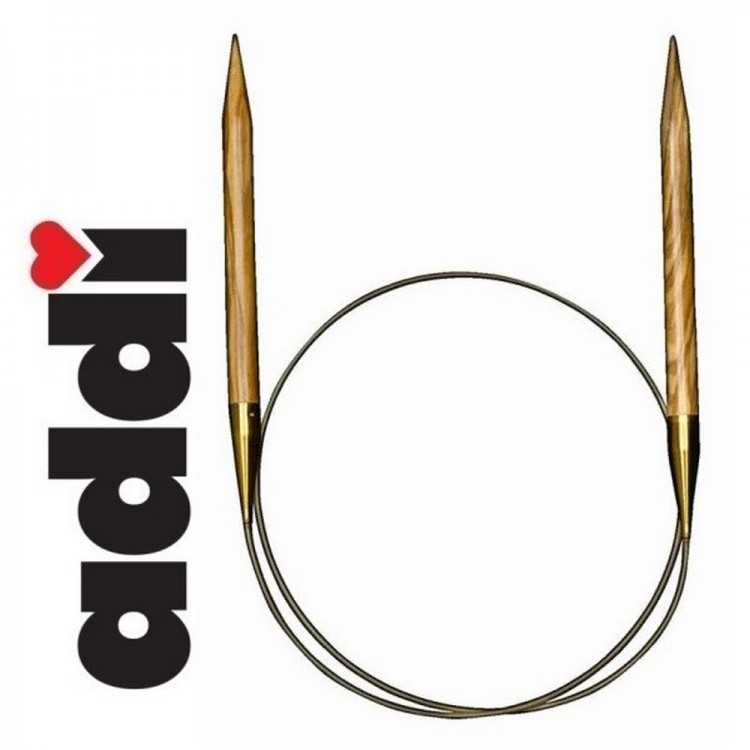 Addi 575-7 Спицы круговые из оливкового дерева 120см