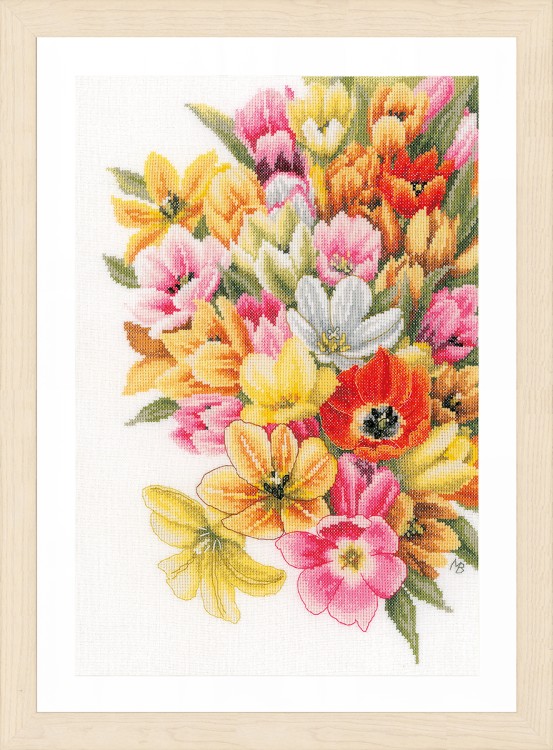 Набор для вышивания Lanarte PN-0202674 Cover me in tulipst (Укрой меня тюльпанами)