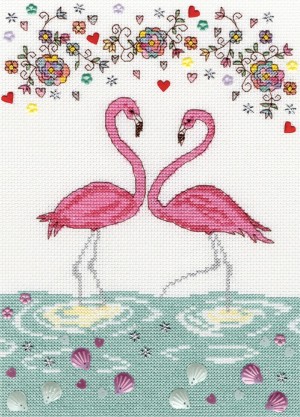 Bothy Threads XKA9 Love Flamingo (Любовь фламинго)