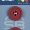 Sandra CARD063 Пуговицы, бордовый