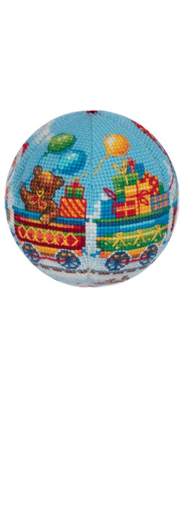 Панна IG-7438 Новогодняя игрушка "Поезд с подарками"