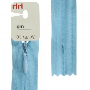 Riri 6010917/60/2614 Молния потайная, неразъемная, 4 мм, 60 см, голубой