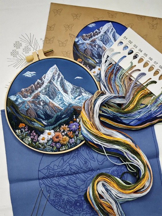 Набор для вышивания YoHobby yoli.125 Горный Алтай