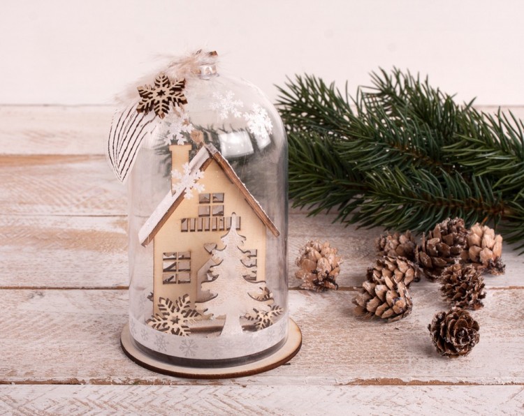 Rayher 46122000 Клош с подставкой для декоративных композиций